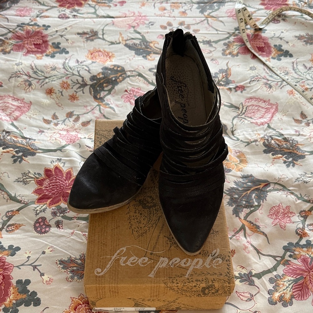 Free People Lost Valley Suede Booties, RARE 42